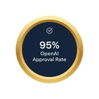 95% OpenAI Approval Rate Badge